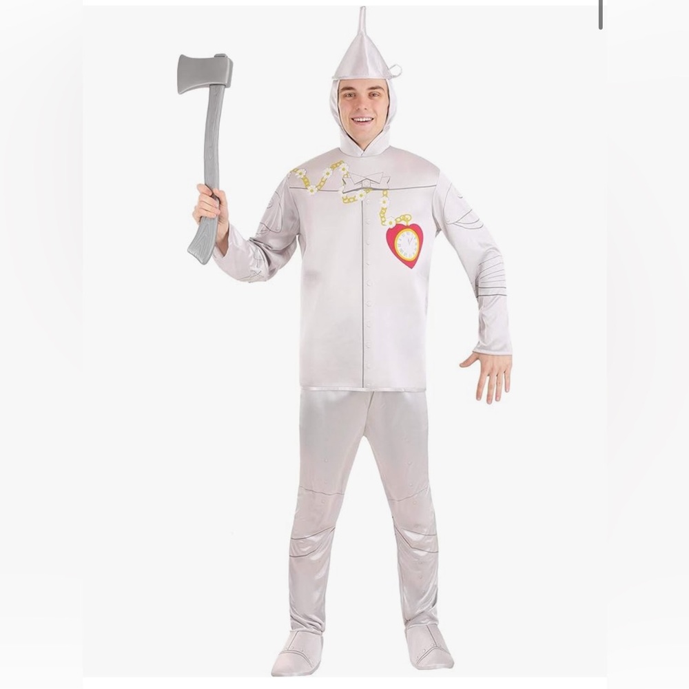 Rubie's Adult Wizard of Oz Tin Man Costume, Silver